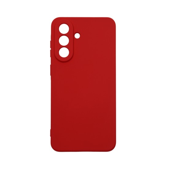 Silicone Case with Camera Shield for Samsung Galaxy A57 Red